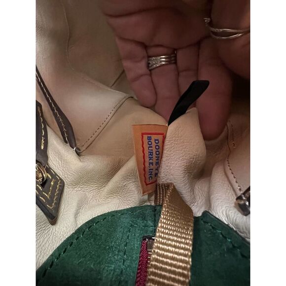 Dooney & Bourke Florentine Leather Cameron In color Charcoal - Picture 13 of 14